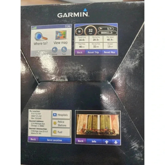 Garmin nüvi 205 Automotive Mountable, working w/all original parts - Picture 4 of 7